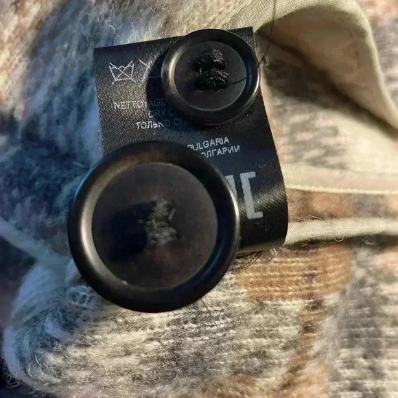 Isabel Marant Étoile Gastoni‎ Checked Wool-blend Jacket Size 36 FR Small - Picture 9 of 15